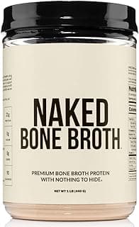 Sponsored Ad - NAKED Bone Broth - Beef Bone Broth Protein Powder - 21G Protein, 17G Collagen - Gut Health and Joint Supple...