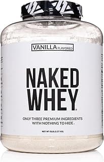 Sponsored Ad - NAKED Vanilla Whey Protein Powder - All Natural Grass Fed Whey Protein Powder, Vanilla Flavor, Organic Coco...