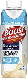 Sponsored Ad - BOOST Glucose Control Ready to Drink Nutritional Drinks with Extra Nutrient Support Drink, Very Vanilla, Ca...