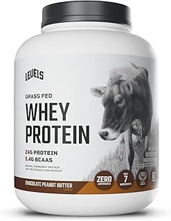 Sponsored Ad - Levels Grass Fed Whey Protein Powder, No Artificials, 24G of Protein, Chocolate Peanut Butter, 5LB