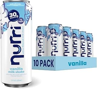 Nurri - 30g Protein Ultra Filtered Milk Shake – Vanilla - Lactose Free, Low Sugar, 150 Calories, 10 Vitamins and Minerals...