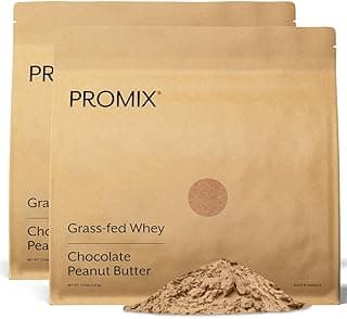 Sponsored Ad - ProMix Nutrition Whey Protein Powder, Chocolate Peanut Butter - Grass-Fed & 100% All Natural - ­Post Workou...