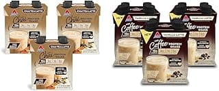 Atkins Chai Tea Latte Protein Shake, 15g Protein, Low Glycemic, 3g Net Carb, 1g Sugar, Keto Friendly & Iced Coffee Vanilla...