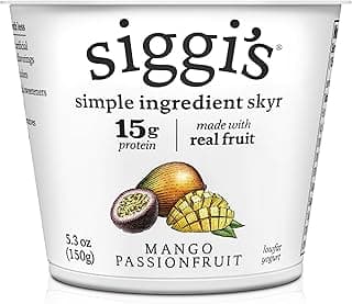 siggi's® Icelandic Strained Lowfat Yogurt, Mango Passionfruit, 5.3 oz., Single Serve Cup