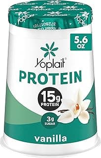 Yoplait Protein Yogurt Cultured Dairy Snack Cup, Vanilla Flavored, Gluten Free Protein Snacks, 5.6 oz