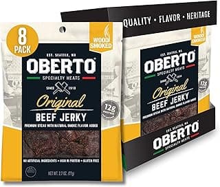 Oberto Specialty Meats Original Beef Jerky, 2.7 Ounce (Pack of 8)