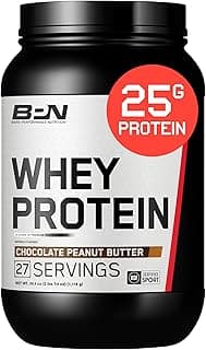 Sponsored Ad - BARE PERFORMANCE NUTRITION, BPN Whey Protein + Casein Protein Powder Blend, Chocolate Peanut Butter, 25g Pr...