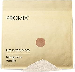 Sponsored Ad - ProMix Nutrition Whey Protein Powder, Vanilla - Grass-Fed - ­Post Workout Fitness & Nutrition Shakes, Smoot...