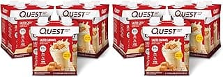 Quest Nutrition Ready to Drink Salted Caramel Protein Shake, 30g Protein, 3g Net Carbs, Gluten Free, Keto Friendly, 11 fl....