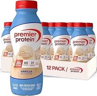 Premier Protein Shake, Vanilla, 30g Protein, No Added Sugar, 24 Vitamins & Minerals to Support Immune Health, 11.5 fl oz, ...