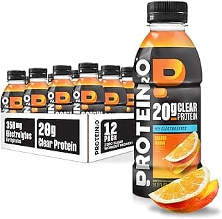 Sponsored Ad - Protein2o Hydration Drink - 2-in-1 Liquid Clear Whey Protein Isolate and Electrolyte Drink - 20g Protein, V...