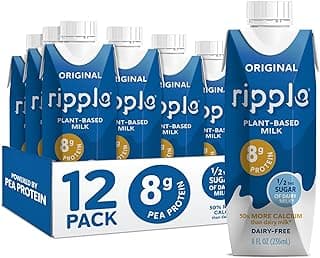Sponsored Ad - Ripple Original Plant Based Milk | 8g of Quality Sourced Pea Protein, Calcium Rich | Shelf Stable | Vegan &...