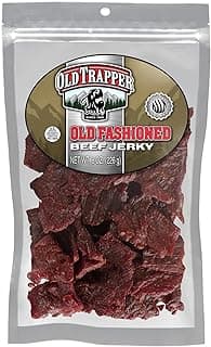 Old Trapper Beef Jerky, Old-Fashioned 8 Ounce Bag, Tender Meat Snacks for Lunches or Between Meals, 11 Grams of Protein, Z...