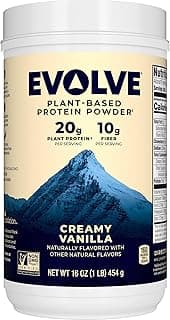 Evolve Protein Powder, Ideal Vanilla, 20g Protein, 1 Pound