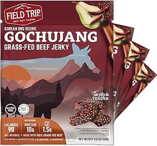 Sponsored Ad - Field Trip Grass Fed Beef Jerky, Healthy Gluten Free Snacks, All Natural, Paleo-Friendly Beef Jerky, High P...
