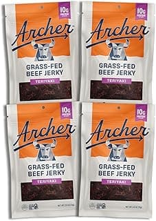 Sponsored Ad - Archer Jerky Grass Fed Beef Jerky - Beef Snack Pack, Teriyaki Flavored, Bulk Individual Protein Snack, Glut...