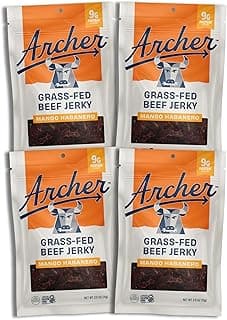 Sponsored Ad - Country Archer Grass-Fed Beef Jerky - Beef Snack Pack Bulk, Individual Bags, Protein Snack, Gluten Free, Pa...