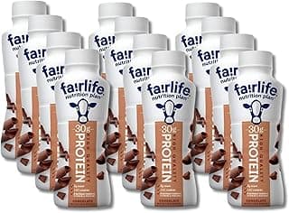 Fairlife protein shakes 30g chocolate, 12 Pack – Ready-to-Drink High Protein Shakes, 11.5 fl oz Bottles, 30g Protein, 2g S...