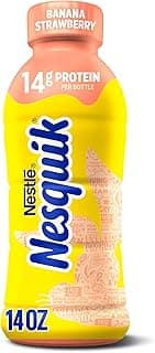 Nesquik Banana Strawberry Flavored Lowfat Milk, Ready to Drink