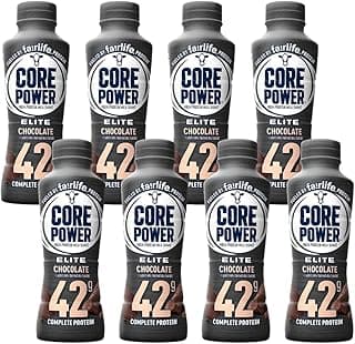 Baxter Expresss Fa!rlife Core Power' Elite Chocolate (8 Pack) High Protein Milk Shakes 42g - 14 Fl Oz Sports Nutrition