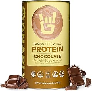 Sponsored Ad - Gnarly Nutrition Chocolate Protein Powder – NSF Sport Certified – 25g Protein, Muscle Repair – Grass Fed Wh...
