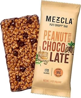 Mezcla Puff Crispy Protein Bars, Gluten Free & Vegan Protein Bars, 10g Protein, Alt for Crispy Rice Treat, Granola Bars & ...