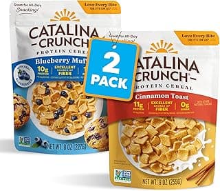 Catalina Crunch Protein Cereal | Sugar Free Breakfast Cereal with up to 11g of Protein | Gluten Free, Keto Friendly | Vari...