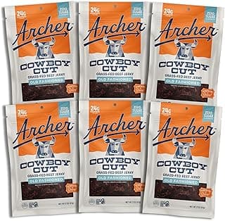 Sponsored Ad - Archer Jerky Grass Fed Beef Jerky - Zero Sugar Beef Snack, Meat Snack Pack, Bulk, Individual Packs, Gluten ...