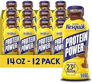 NESTLE NESQUIK PROTEIN POWER Ready To Drink Aseptic Chocolate Milk 12x14floz Bottles