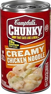 Campbell's Chunky Soup, Creamy Chicken Noodle Soup, 18.8 Oz Can
