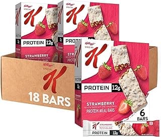 Sponsored Ad - Special K Protein Meal Bars, 12g Protein, Meal Replacement, Strawberry (3 Boxes)
