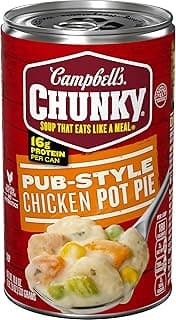 Campbell's Chunky Soup, Pub-Style Chicken Pot Pie Soup, 18.8 oz Can