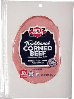 Dietz & Watson Pre-Sliced Traditional Thin Sliced Corned Beef, 6 oz